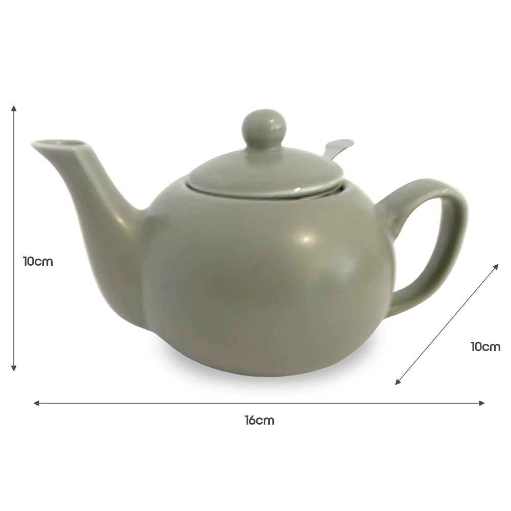 Ceramics Single Serve Teapot (300ml) - GREY