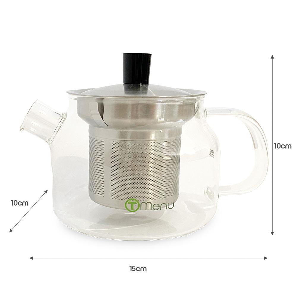 Glass Tea Pot set (Glass Tea set 5piece)