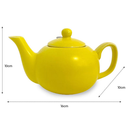 Ceramics Single Serve Teapot (300ml) - YELLOW