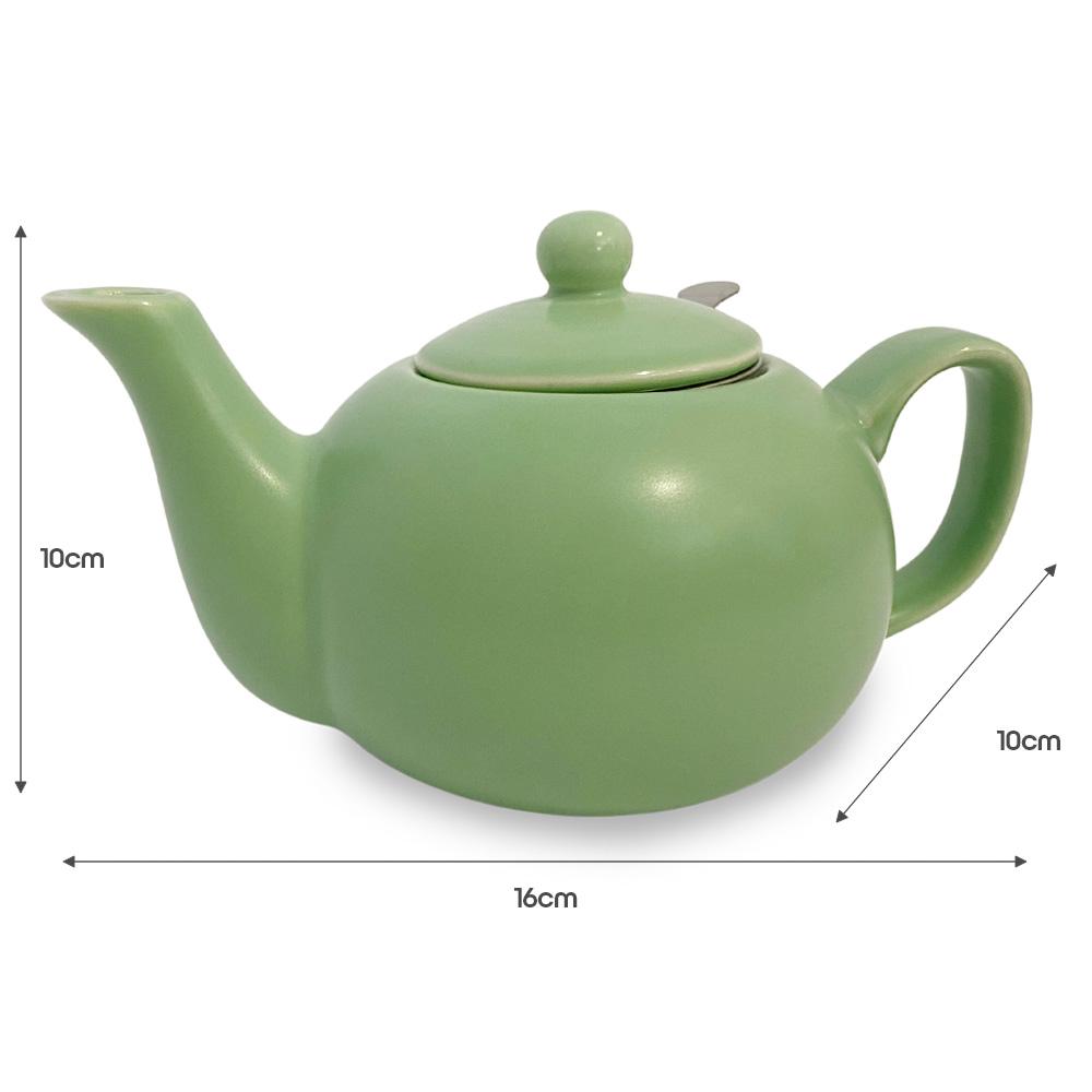 Ceramics Single Serve Teapot (300ml) - GREEN