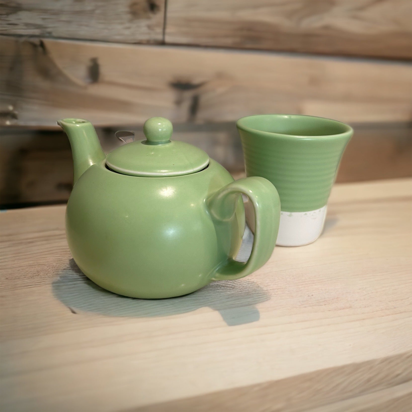 Green tea pot set best sale